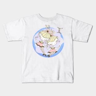 Zodiac Gemini Cute Kid Design Horoscope Gift Kids T-Shirt